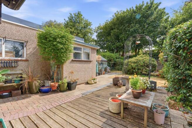 Rear Garden & Garage