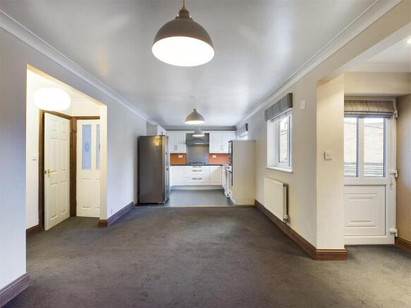 Open plan dining ...