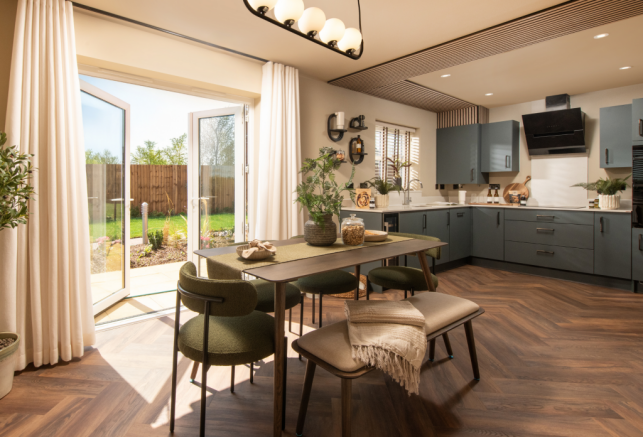 Aversley Grange - Show Home - Photography - The Eltham - Kitchen Diner June 2026