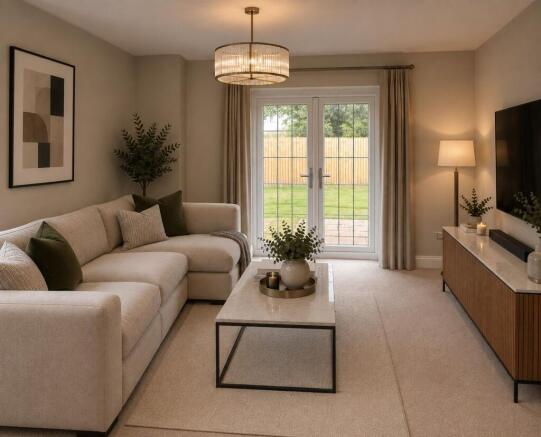 Lounge - CGI staged