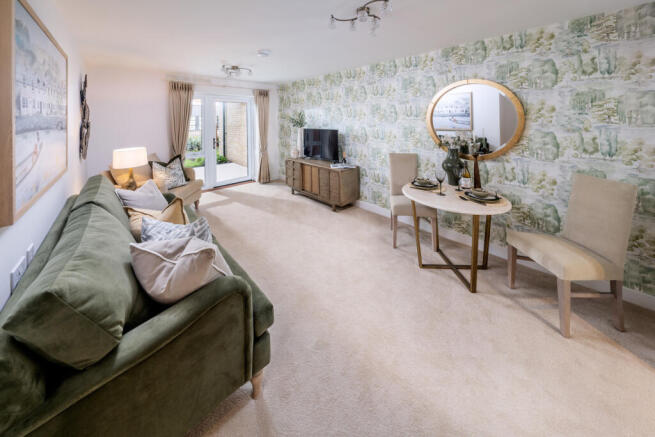 Show home living room