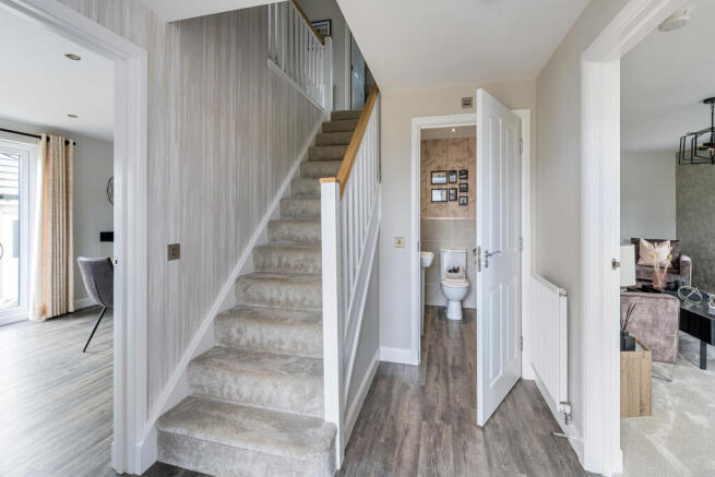 entrance to 4 bed home