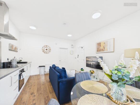 Flat 1 Kitchen/Living Area