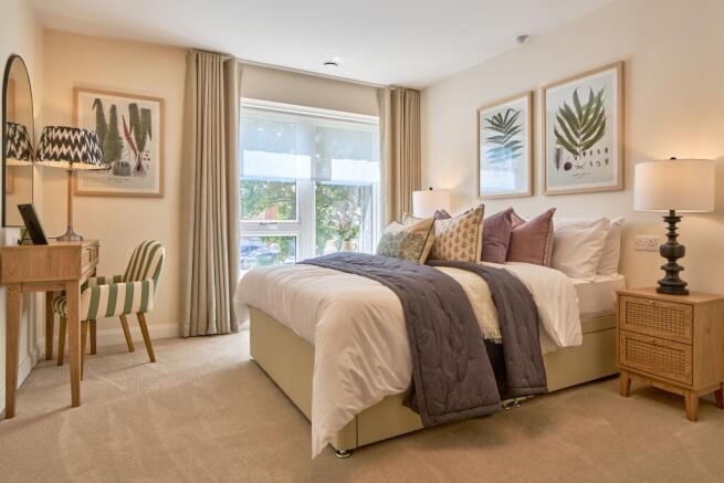 Show home master bedroom