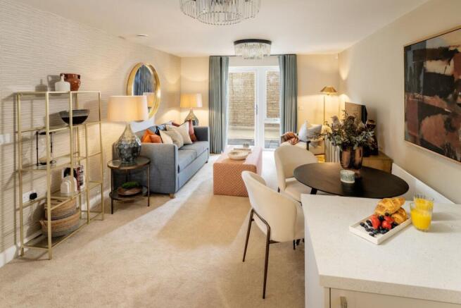 Show home dining area