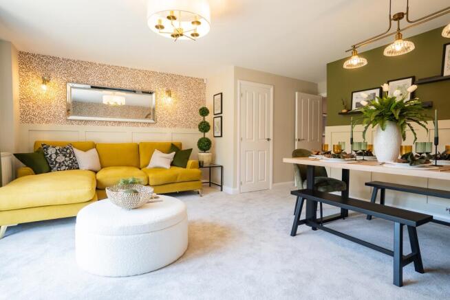 Otters Reach Alder Show Home Lounge-diner