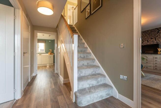 Spacious and light entrance hall