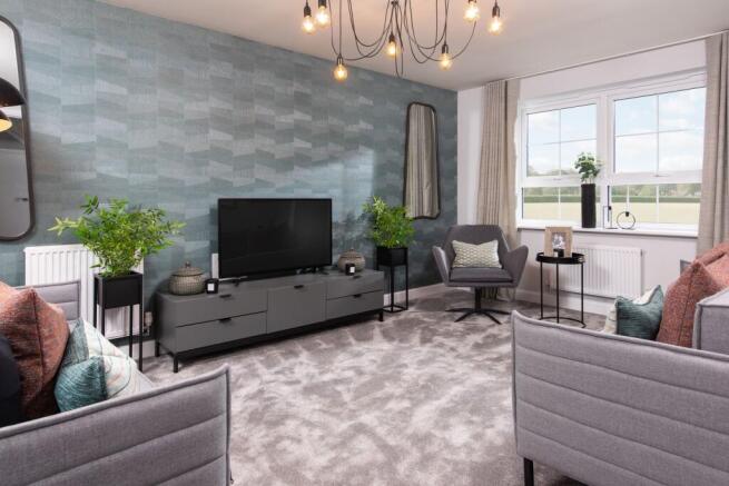 Internal view of lounge of Ripon housetype