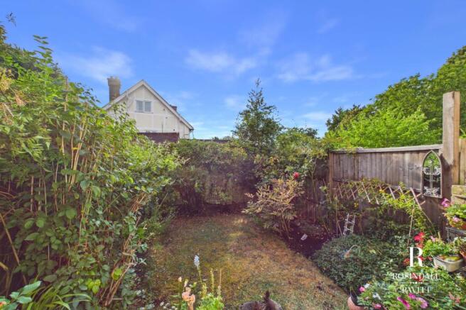 West facing garden