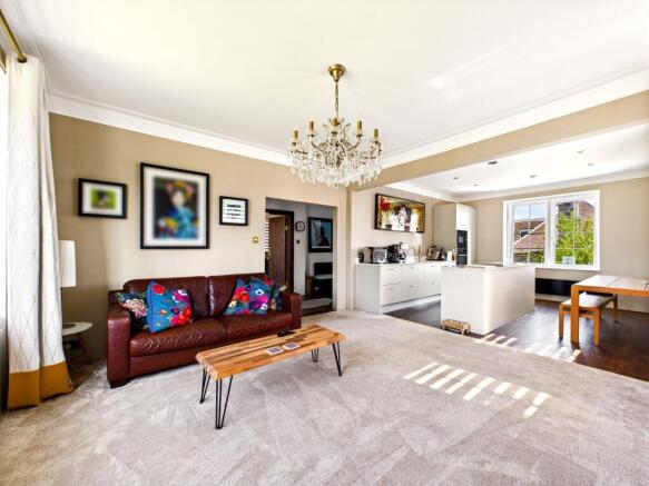 Open plan lounge and diner