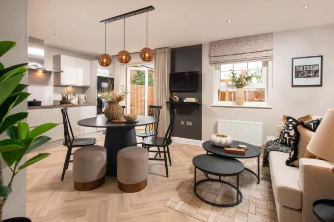 Brook View Ingleby Show Home Kitchen-Diner