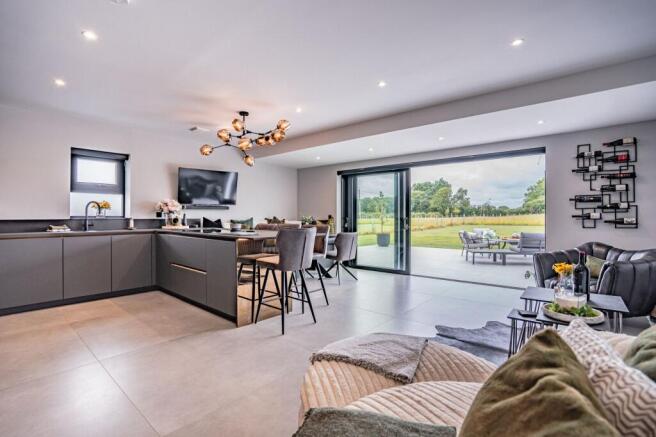 Open plan kitchen