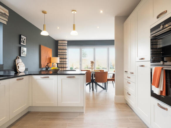 Kitchen of the Canterbury, a 4 bedroom house