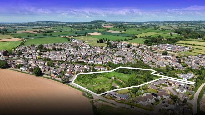 Aerial view of site