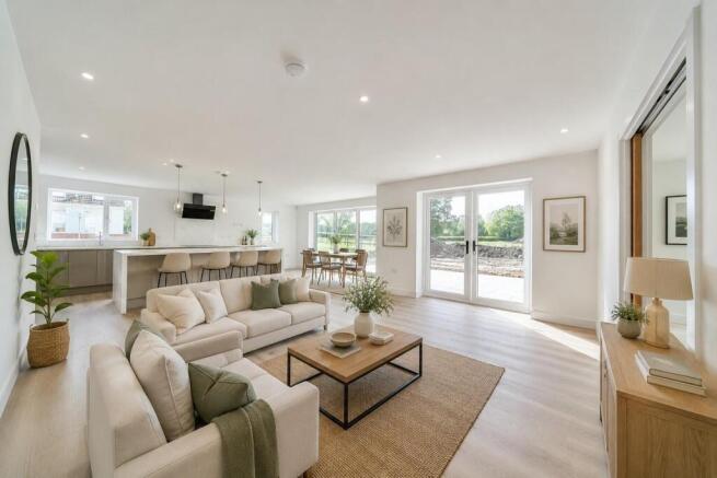 Kitchen/Dining Room (Staged)