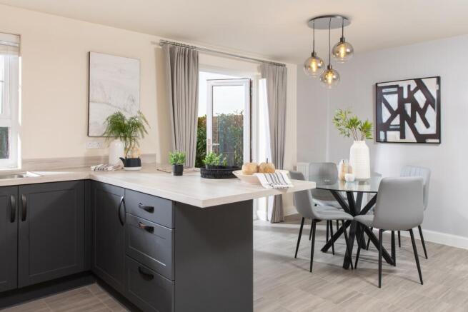 Internal view of the Kitchen/Diner of the Chester House Type