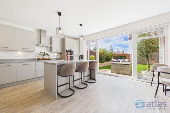 Kitchen/Living/Dining Space