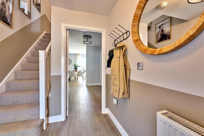 A separate entrance hallway