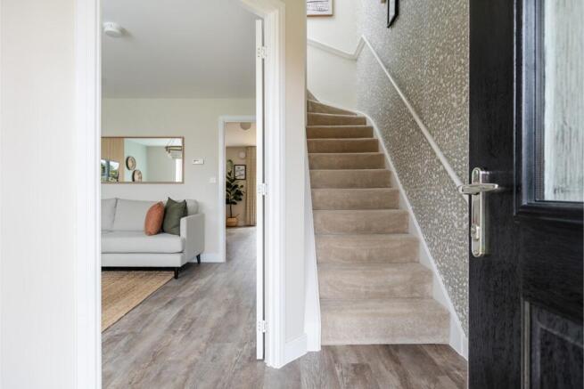 Create a grand welcome in your spacious hallway