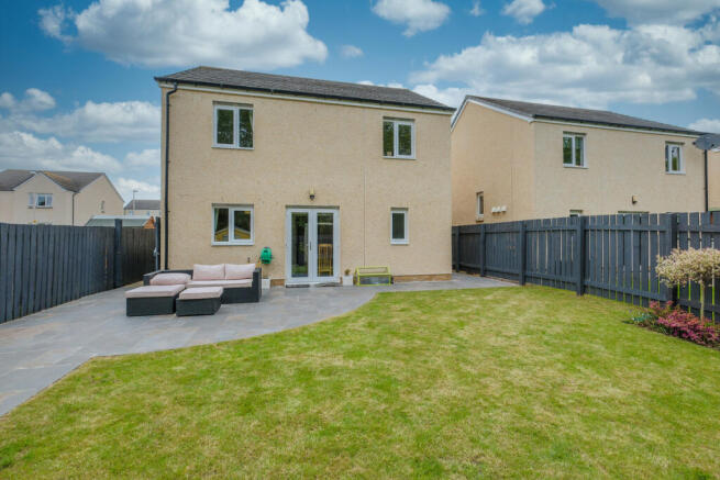 Rear of house