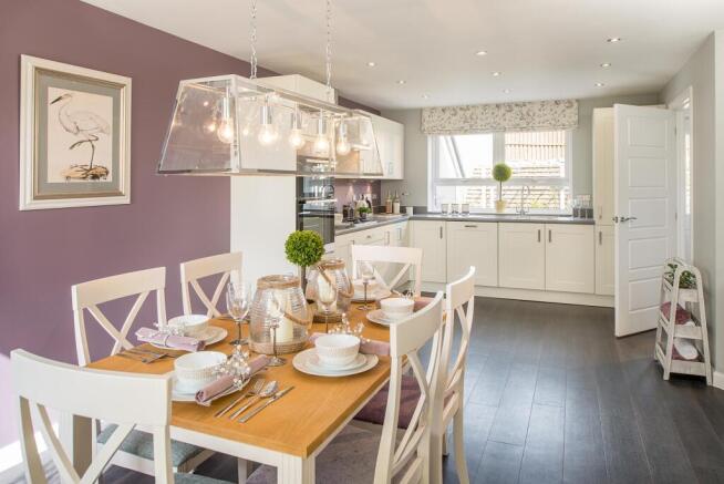 Kitchen dining room in the Thornton 4 bedroom detached home