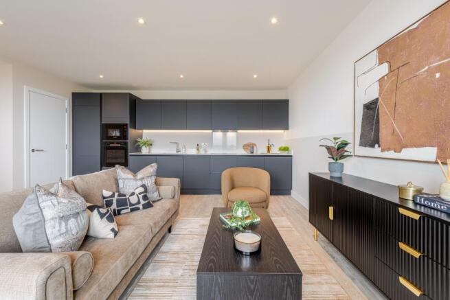 Dagenham Green, 2 bed show home, Living