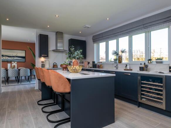 Kitchen of the Richmond, a 4 bedroom house
