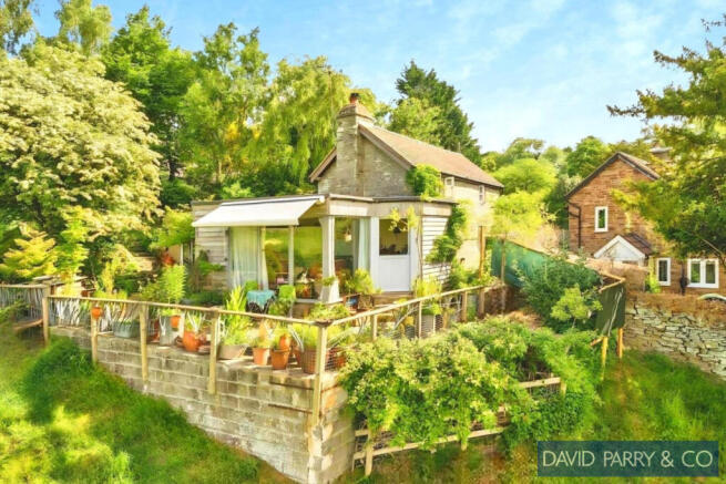 Hillside stone cottage