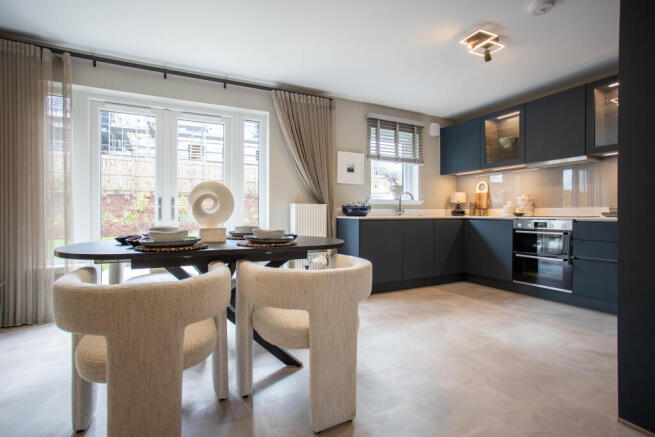 The Etive - showhome kitchen and dining area