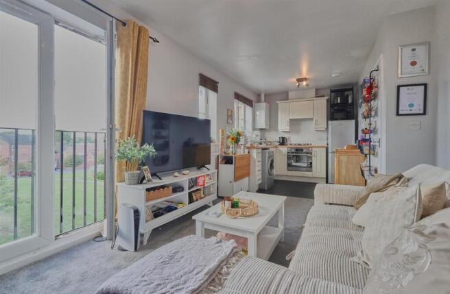 Open Plan Living Dining and Fitted kitchen to Fron