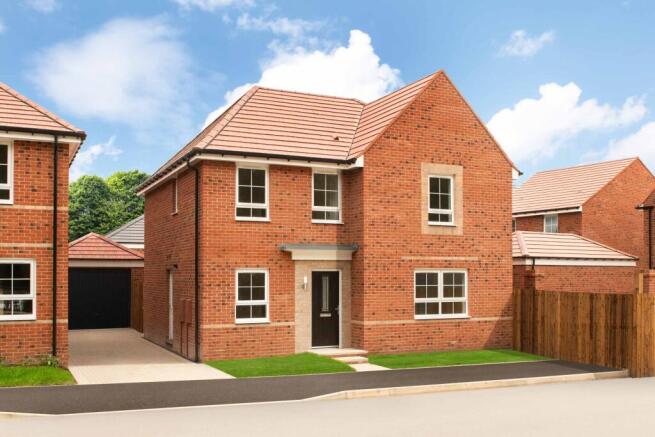 Outside view of 4 bedroom Radleigh home