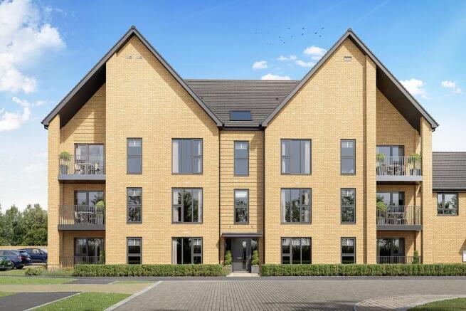 An artists impression of the apartments at Burgoyne South at Shorncliffe Heights