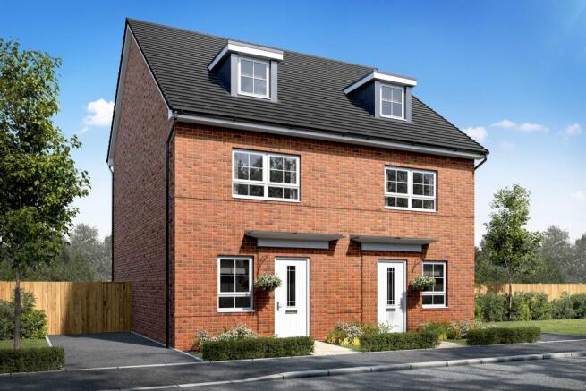 Exterior CGI view of our 3 bed Kingsville home