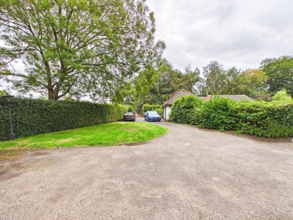 driveway and front garden