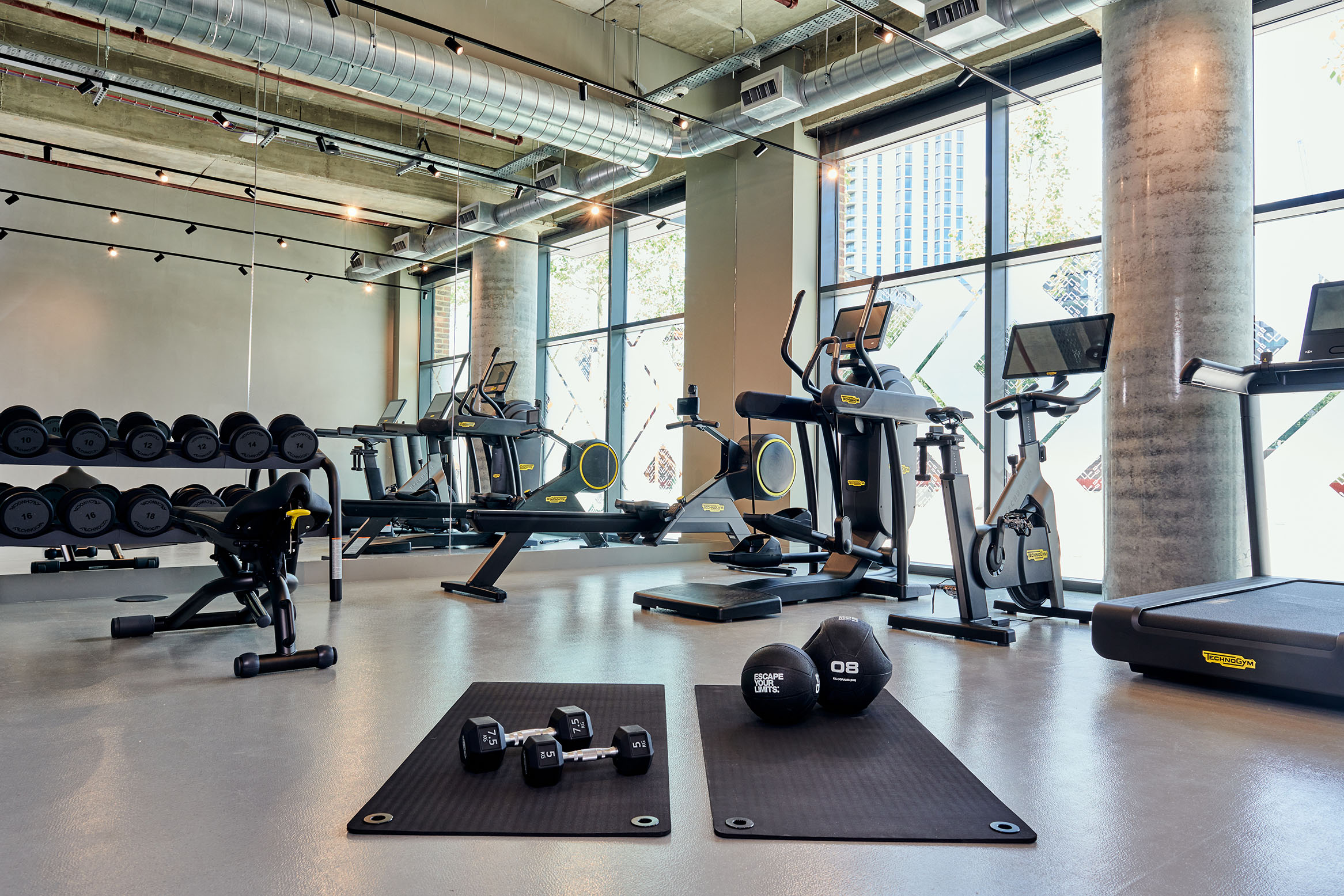 Fully equipped gym