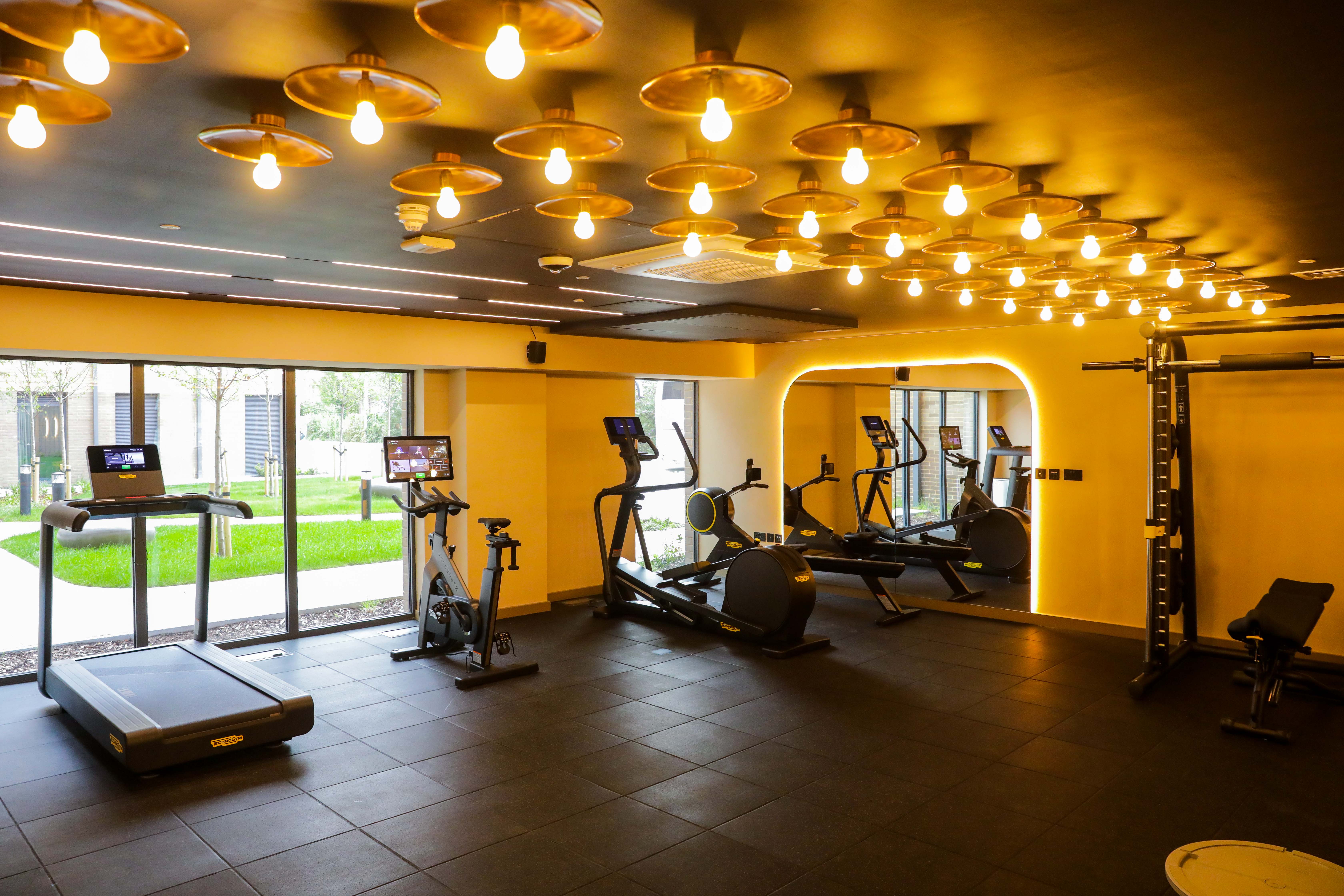 Fully equipped gym 