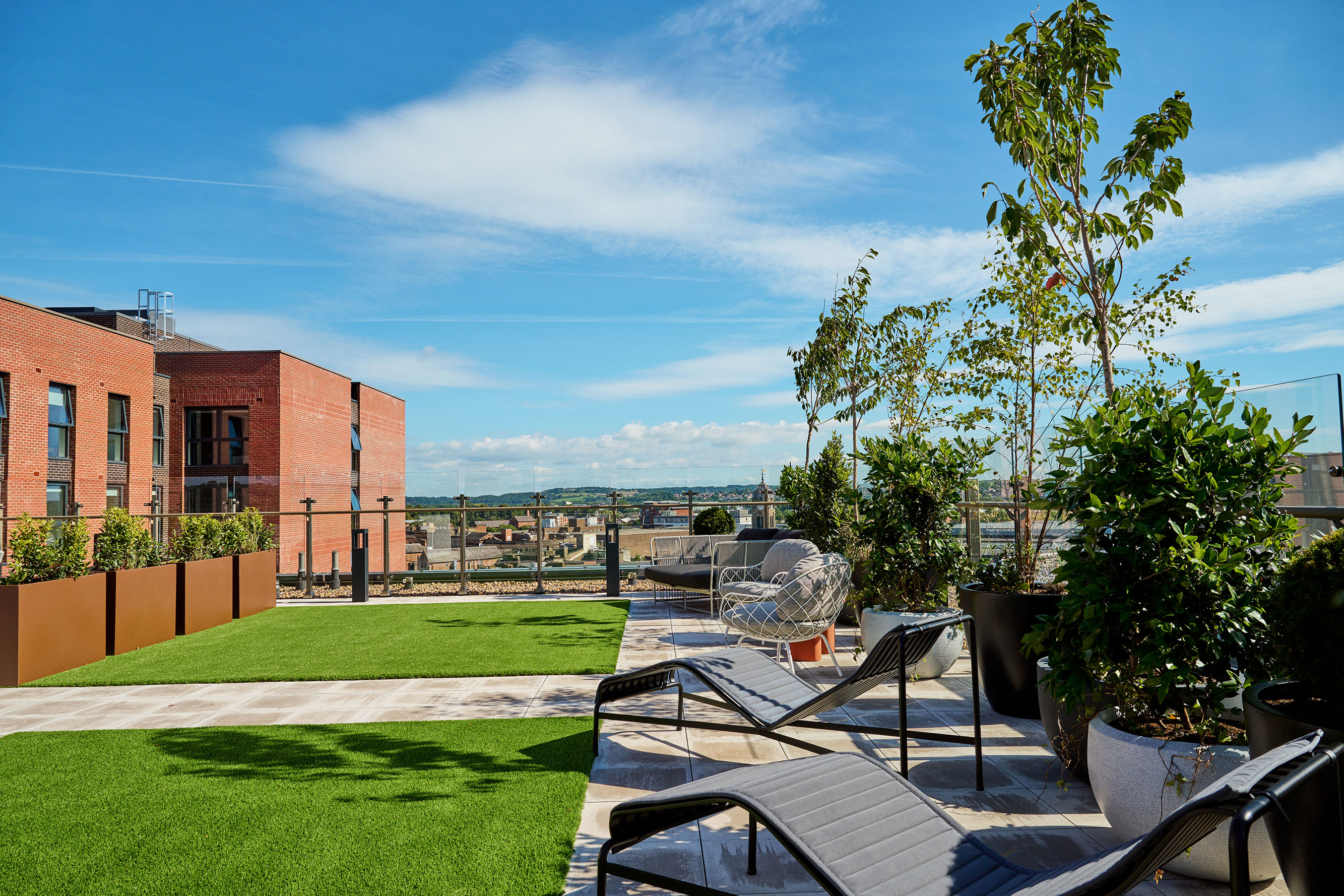 Roof terrace