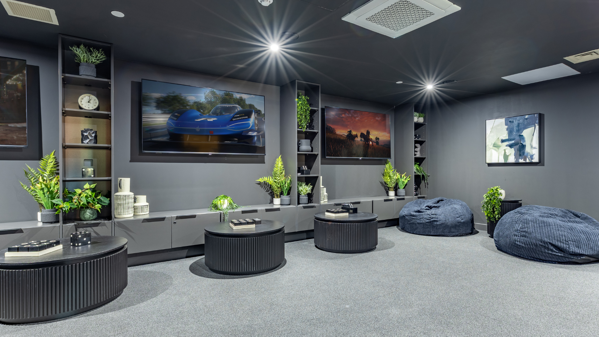 Video gaming room