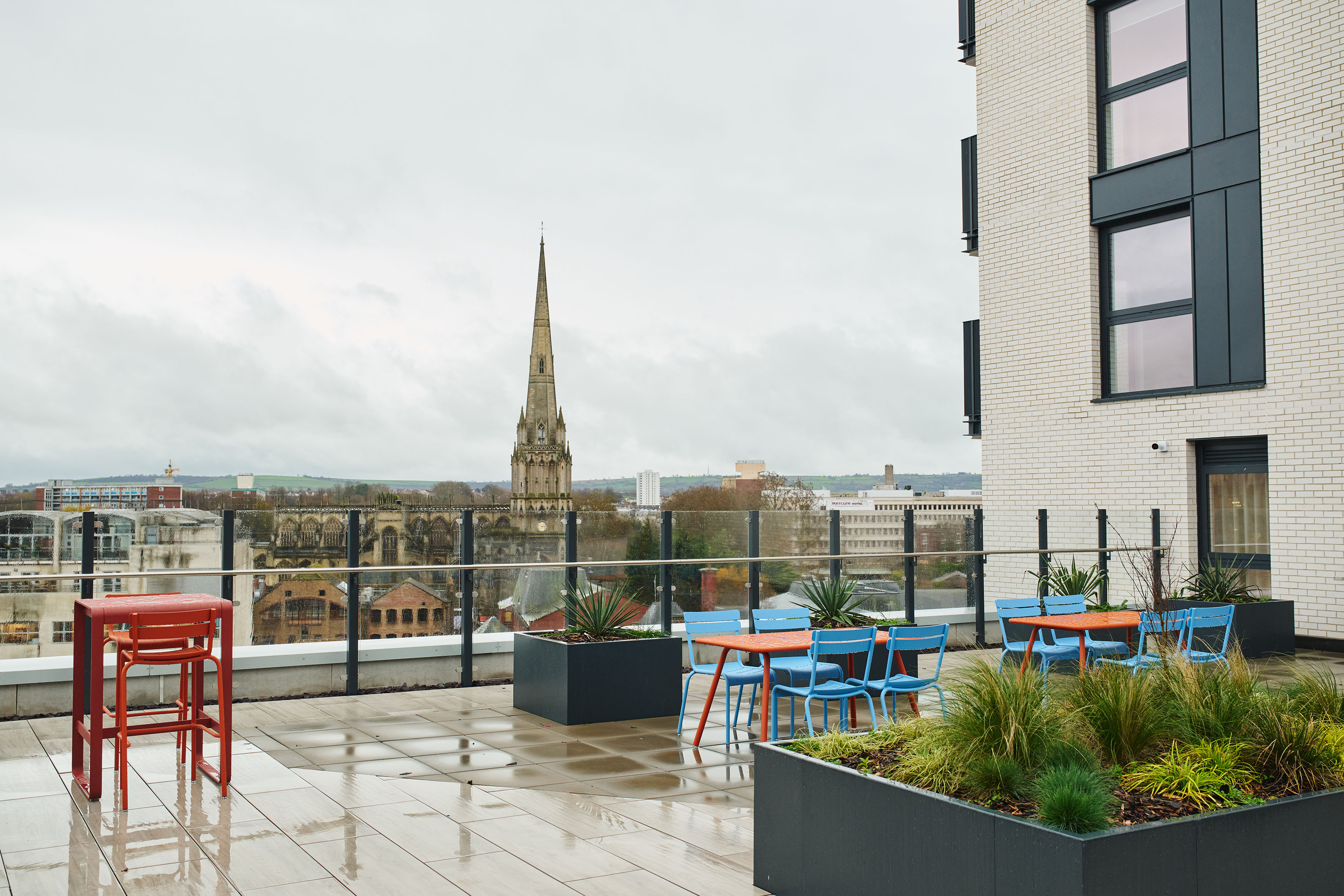 Outdoor terraces