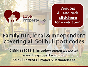 Get brand editions for LOVE PROPERTY CO (SOLIHULL) LIMITED, Knowle
