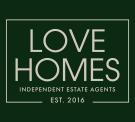 LOVE HOMES, Garstang logo
