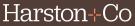 Harston+Co, London