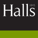 Halls Estate Agents, Telford logo