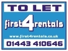First 4 Rentals, Treharris logo