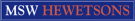 MSW Hewetsons, Clitheroe logo