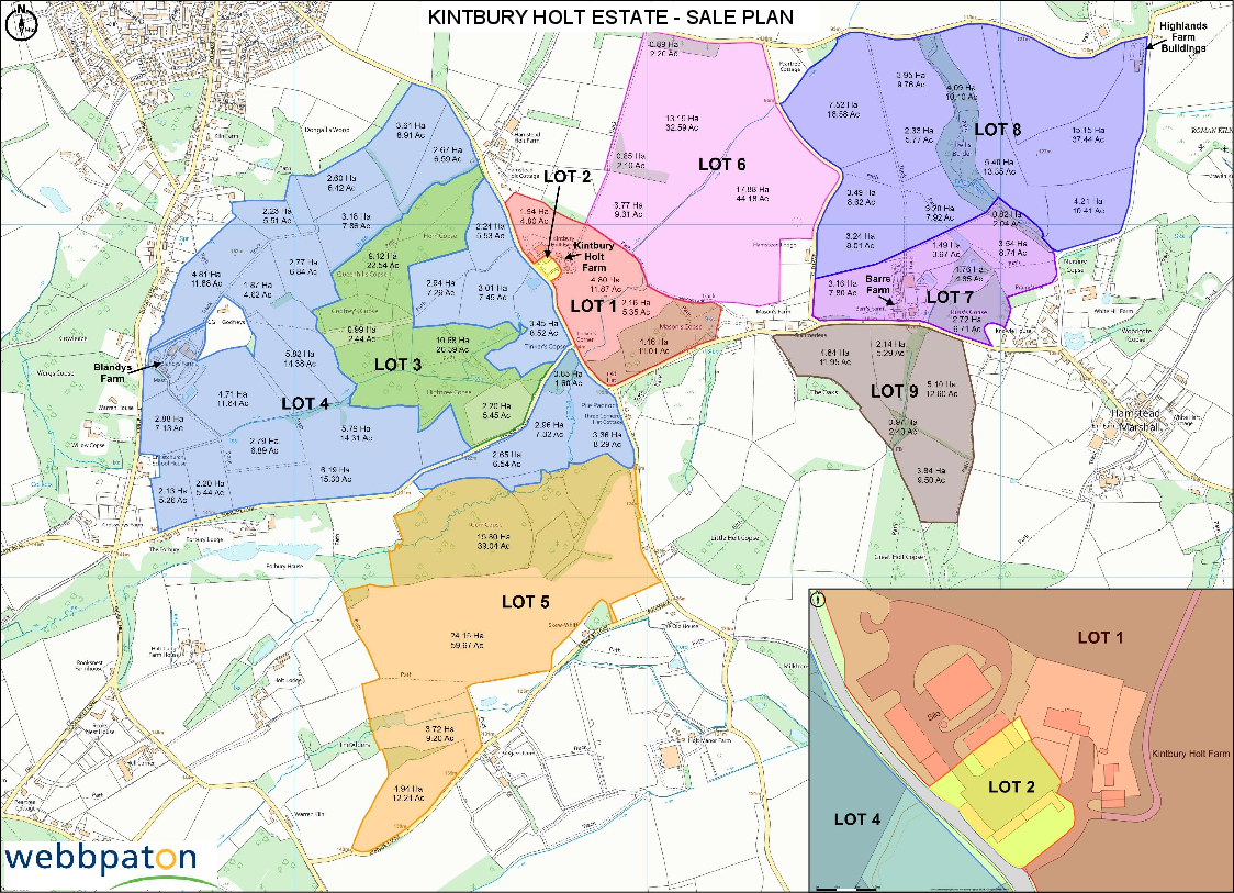Kintbury Holt Estate - Sale Plan