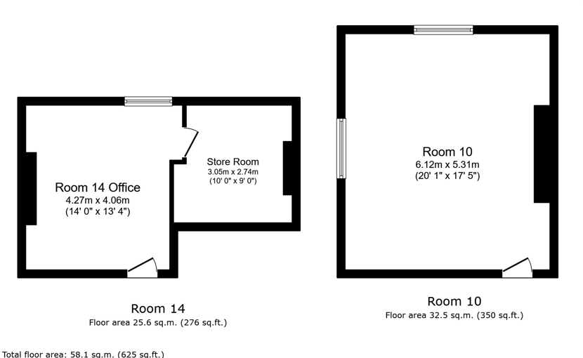 Office No.10 & Office No.14 floor map.png