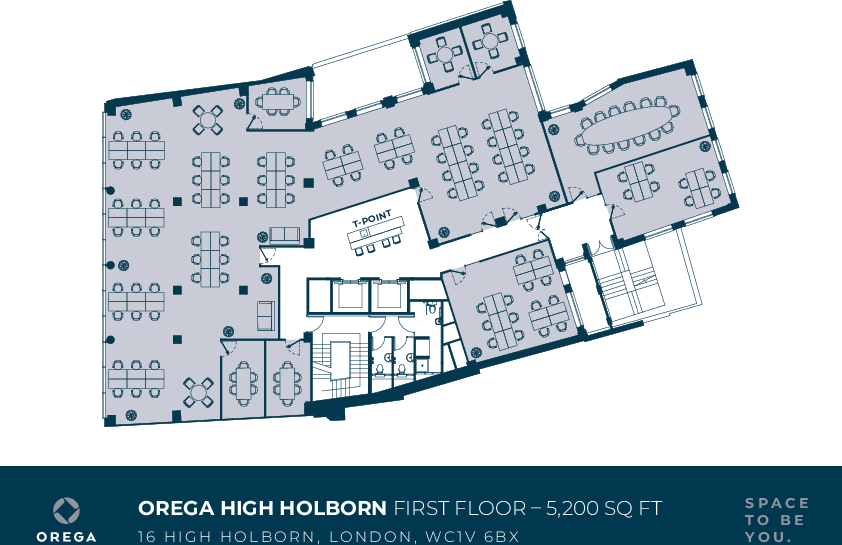 High Holborn Floorplans