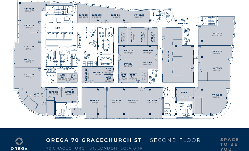 Gracechurch Street Floorplans