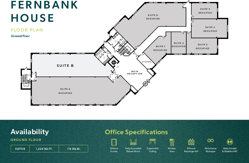 Fernbank House Ground Floor Plan